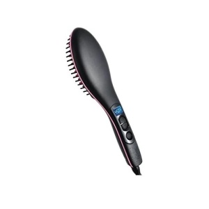 Perie pentru indreptat parul cu temperatura reglabila, maxim 230 grade C, afisaj LCD, culoare negru - Img 2
