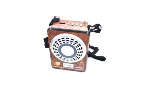 Radio Mp3 portabil Waxiba XB-908U Cu USB , Card Reader , FM, Lanterna LED , Acumulator Integrat - Img 2