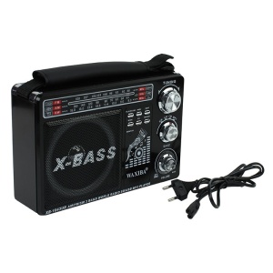 Radio portabil MP3, USB, SD, 3 frecvente AM/FM/SW, acumulator, Waxiba - Img 5