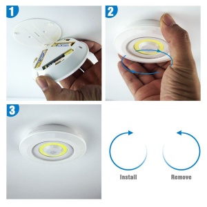 Set 2 lampi LED cu telecomanda si 12 culori de lumina - Img 3