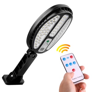 Set 2 x lampa cu incarcare solara, 66 x LED SMD, 3 moduri de functionare, buton ON/OFF, telecomanda inclusa HB-8188B K KATHODE - Img 6