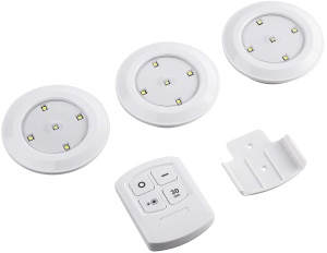 Set 3 Spoturi LED cu Telecomanda, Meister