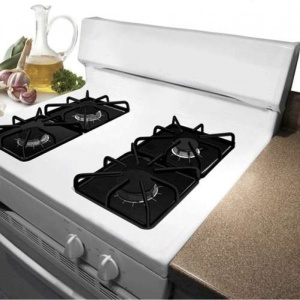 Set 4 bucati folie din teflon pentru aragaz sau plita, reutilizabile, 27 x 27 cm, negru - Img 8