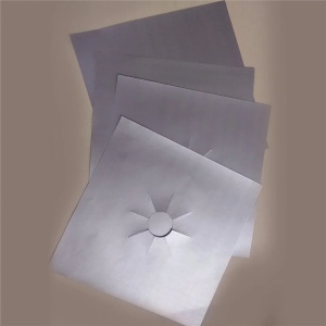 Set 4 Folii de Protectie din Teflon - pentru Plita si Aragaz , Reutilizabile, Gri, 28 x 28 cm - Img 12