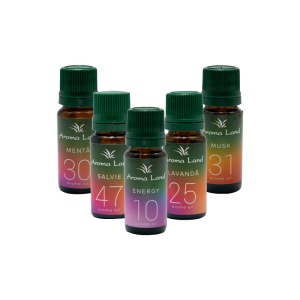 Set 5 uleiuri parfumate Office, Aroma Land, 10 ml - Img 2