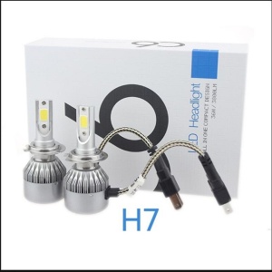 Set Bec Led LED, auto, H7, 36w, 3800 lumeni, 6000k, C6, lumina alb rece - Img 7