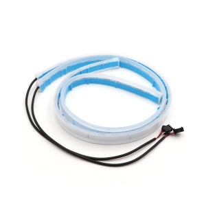 Set Benzi led, lumini auto de zi, DRL, 60 cm, RGB, 7 culori, cu telecomanda, K KATHODE - Img 4