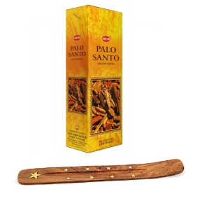 Set betisoare parfumate Hem PALO SANTO 1 set x 6 cutii x 20 betisoare + suport lemn