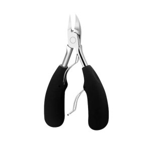 Set cleste pentru pedichiura si instrument pentru cuticule, saculet depozitare, negru K KATHODE - Img 2