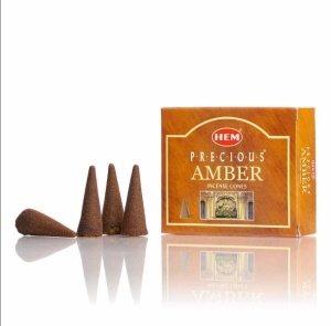 Set Conuri parfumate - 10 Buc - Precious Amber