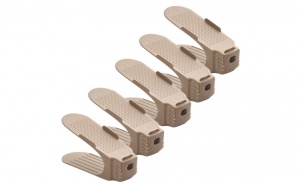 Set organizator pentru pantofi, dublarea spatiului de depozitare, 5 bucati crem, KATHODE