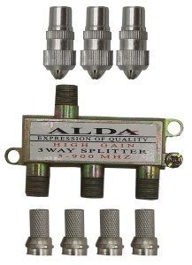 Set Splitter 5-900 MHz 3 cai + 4 mufe F + mufe TV KATHODE® - Img 4