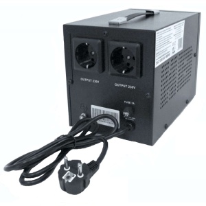 Stabilizator de tensiune cu servomotor, precizie ±3%, 1000VA / 500W, Braun Group - Img 2