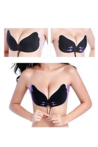 Sutien Nu Bra, Sutien Push Up cu Snur, Culoare Negru, Marime C KATHODE - Img 3