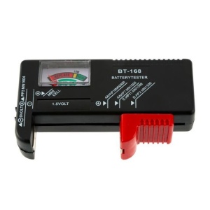 Tester capacitate baterii 1.5-9V, BT-168, negru
