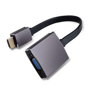 Adaptor convertor HDMI (digital) la VGA (analog) HDMI A tata la VGA mama - Cu sunet port audio 3.5mm