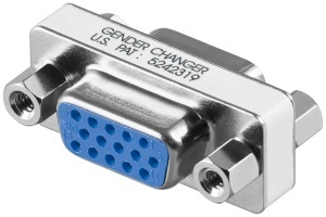 Adaptor, cupla 15 pini VGA mama la 15 pini VGA mama