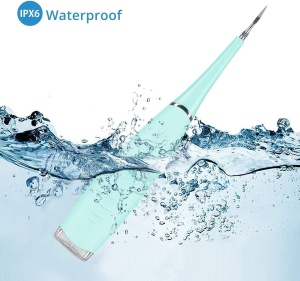 Aparat pentru detartraj si curatarea dintilor, 5 viteze, incarcare USB, indicator led, rezistent la apa, albastru K KATHODE - Img 5