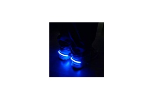 Banda led pentru adidasi, vizibilitate marita, iluminare continua si intermitenta, lumina albastra KATHODE - Img 2