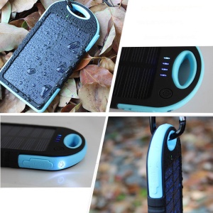 Baterie Externa MRG L-152 Power Bank 5000 mah Incarcare Solara Baterie Urgenta - Img 3