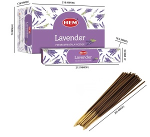 Betisoare parfumate naturale HEM - Lavanda 15g - Img 3
