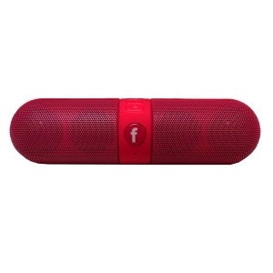 Boxa portabila bluetooth Pill, USB, micro SD, Rosu