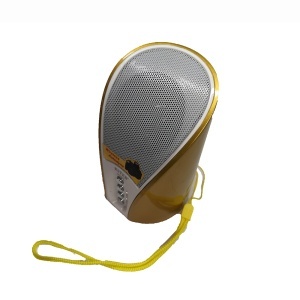 Boxa portabila bluetooth Wster WS-133, radio FM, MP3 - auriu - Img 2