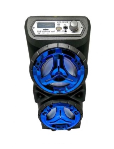 Boxa portabila karaoke lumini LED super bass super claritate 2x 4'' speaker 5W x 2,conectare bluetooth FM/AM Micro SD Card AUX input mic input KATHODE