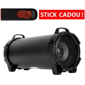 Boxa portabila QUER, Bluetooth, Radio FM, Micro USB, USB, Micro SD, Aux + CADOU 32GB STICK