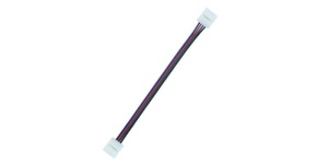 Cablu compatibil cu banda Led RGB 5050 cu 2 clipsuri