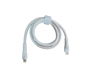 Cablu de date cu incarcare rapida, K KATHODE, SX-52, USB-C compatibil cu iPhone, tip Lightning, silicon, 1m