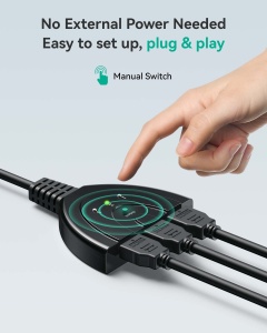 Cablu Splitter switch HDMI cu 3 Porturi, 1080P, Negru - Img 5