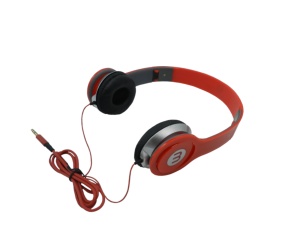 Casti audio pliabile,MEGA BASS,Microfon Incorporat, Rosu