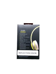 Casti Bluetooth Crystal sound Wireless Reflection Vision®, cu microfon Radio, Bass Aux SD Card, Negru - Img 4