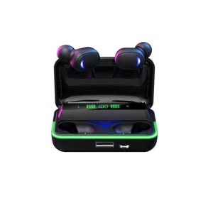 Casti bluetooth wireless 5.3, rezistente la apa, indicator baterie, asistent vocal, cutie reincarcare E10 K KATHODE - Img 4