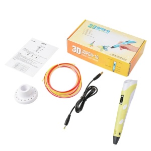 Creion 3D cu 50m filament inclus, Galben