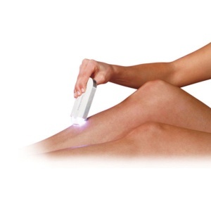 Epilator portabil fara fir cu tehnologie Sensa Light, fara durere, cu acumulator, incarcare USB, culoare alb - Img 2
