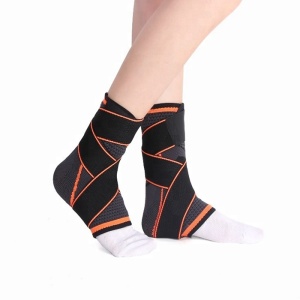 Glezniera elastica cu sustinere ligamentara, negru, unisex, marimea XL - Img 2