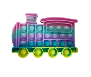 Jucarie senzoriala antistres, POP IT multicolor - tren - K KATHODE
