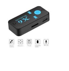 Kit Auto Bluetooth X6, 3.5 mm, 2.4 GHz, IntelliSec®, Negru - Img 5