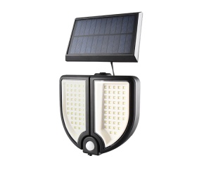 Lampa ajustabila cu incarcare solara si panou solar, 90 x LED, 3 moduri de functionare, telecomanda YT-90 K KATHODE
