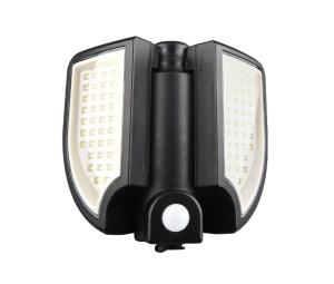 Lampa ajustabila cu incarcare solara si panou solar, 90 x LED, 3 moduri de functionare, telecomanda YT-90 K KATHODE - Img 9