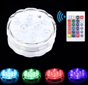 Lampa Iluminare Piscina Cu LED si telecomanda, lumina RGB - Img 3
