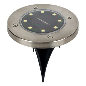 Lampa solara cu 8 LED-uri, de exterior, j024