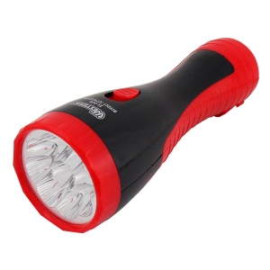 Lanterna led Kathode 8612 rosu negru 9led 1w