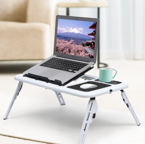 Masa portabila pentru laptop, pliabila, inaltime reglabila, 2 ventilatoare, USB K KATHODE - Img 2