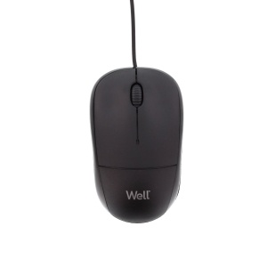 Mouse optic USB Well MU001 negru