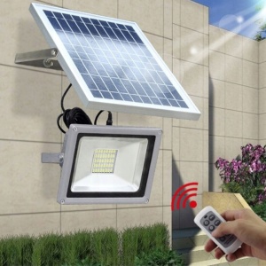 Proiector cu panou solar si telecomanda 40w IP65 - Img 8