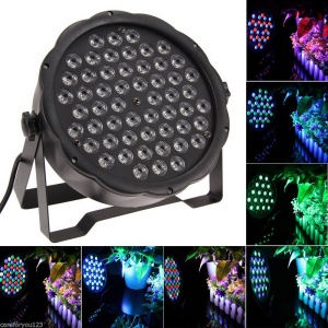 Proiector PAR, Joc De Lumini, 54 x 3 W LED RGB Disco - Img 5
