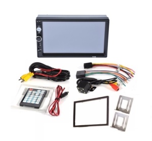 Radio Mp5 player auto 7010B 2din player auto universal Rama, Camera Marsarier, Bluetooth, Navigatie MirrorLink